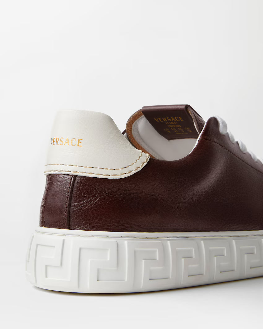Greca Leather Brown