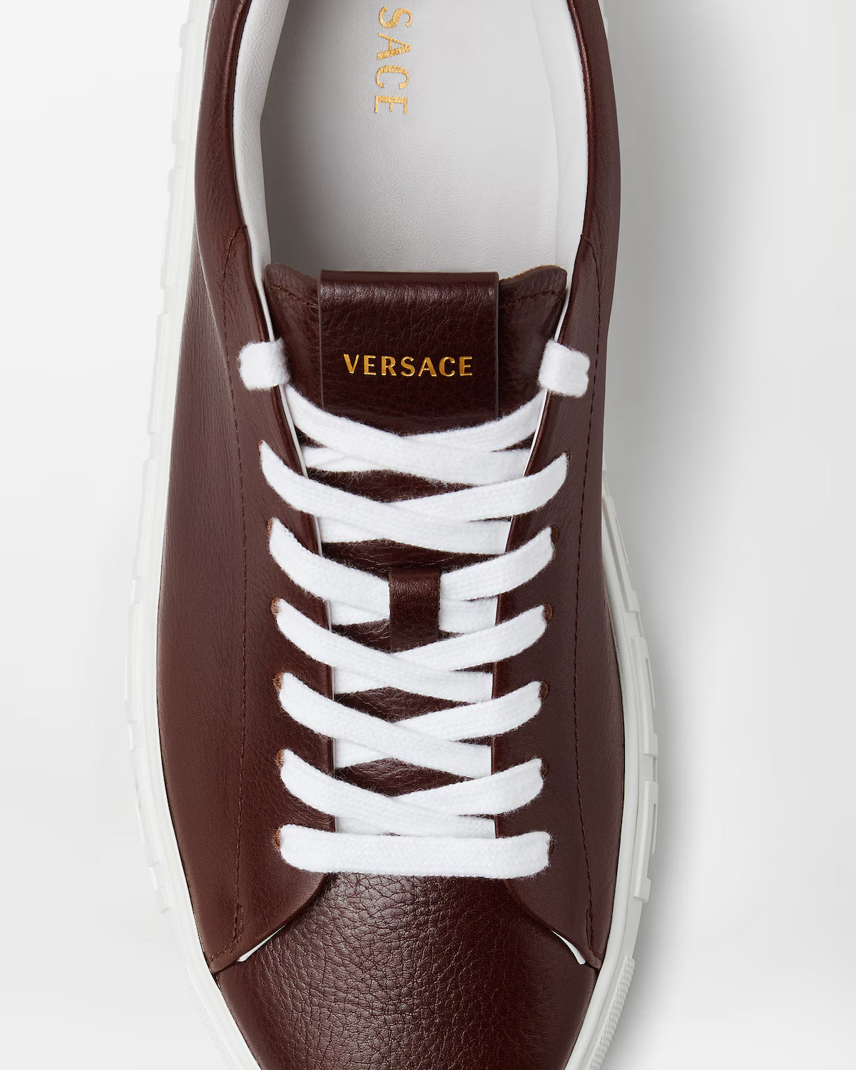 Greca Leather Brown