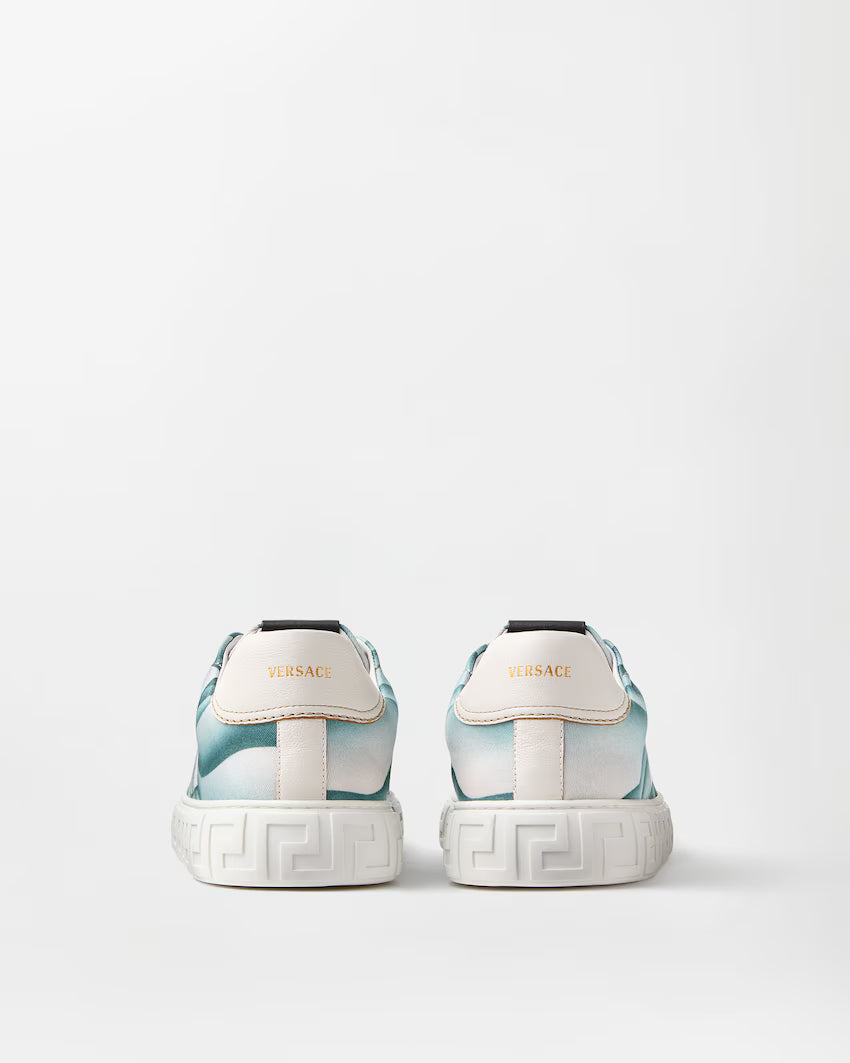 Greca Printed Canvas Blue