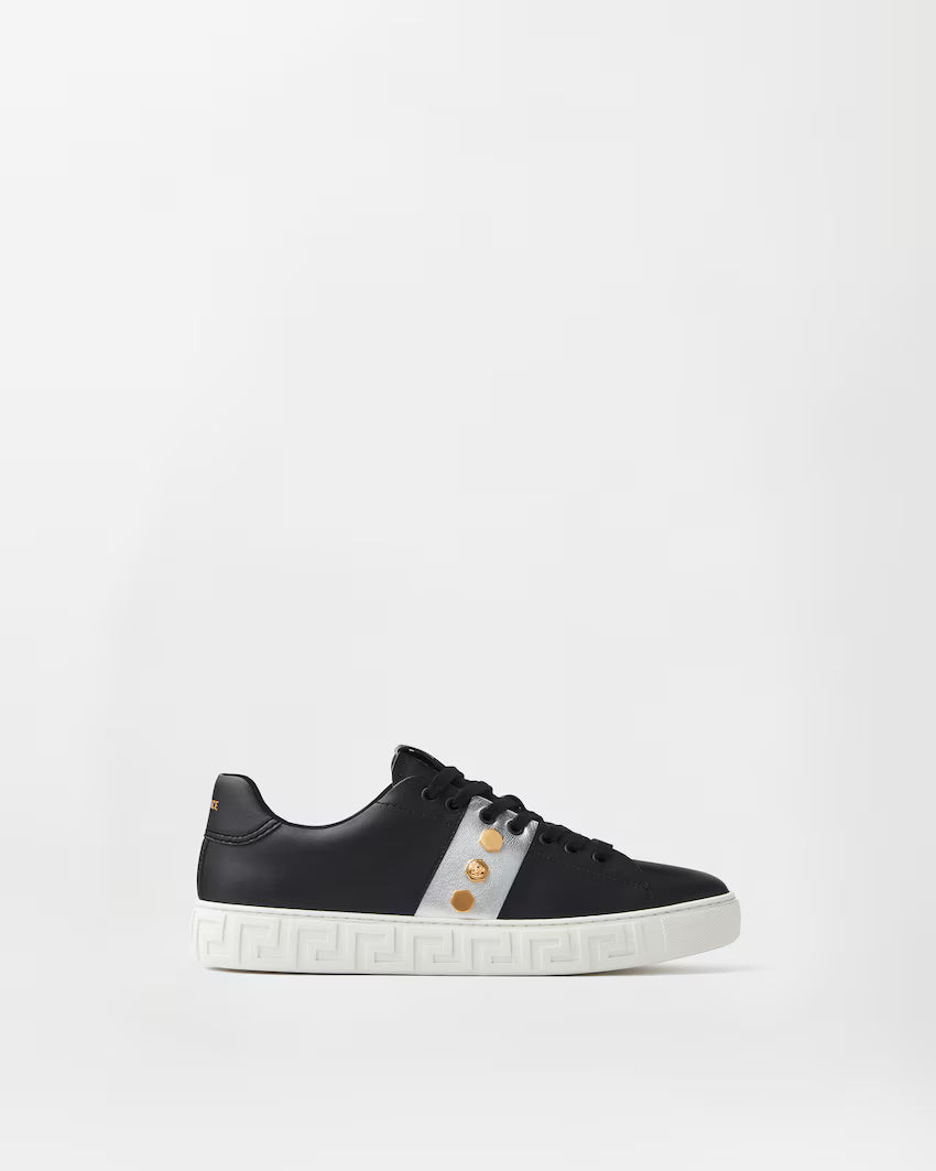 Greca Embellished Black