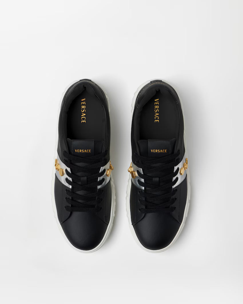 Greca Embellished Black