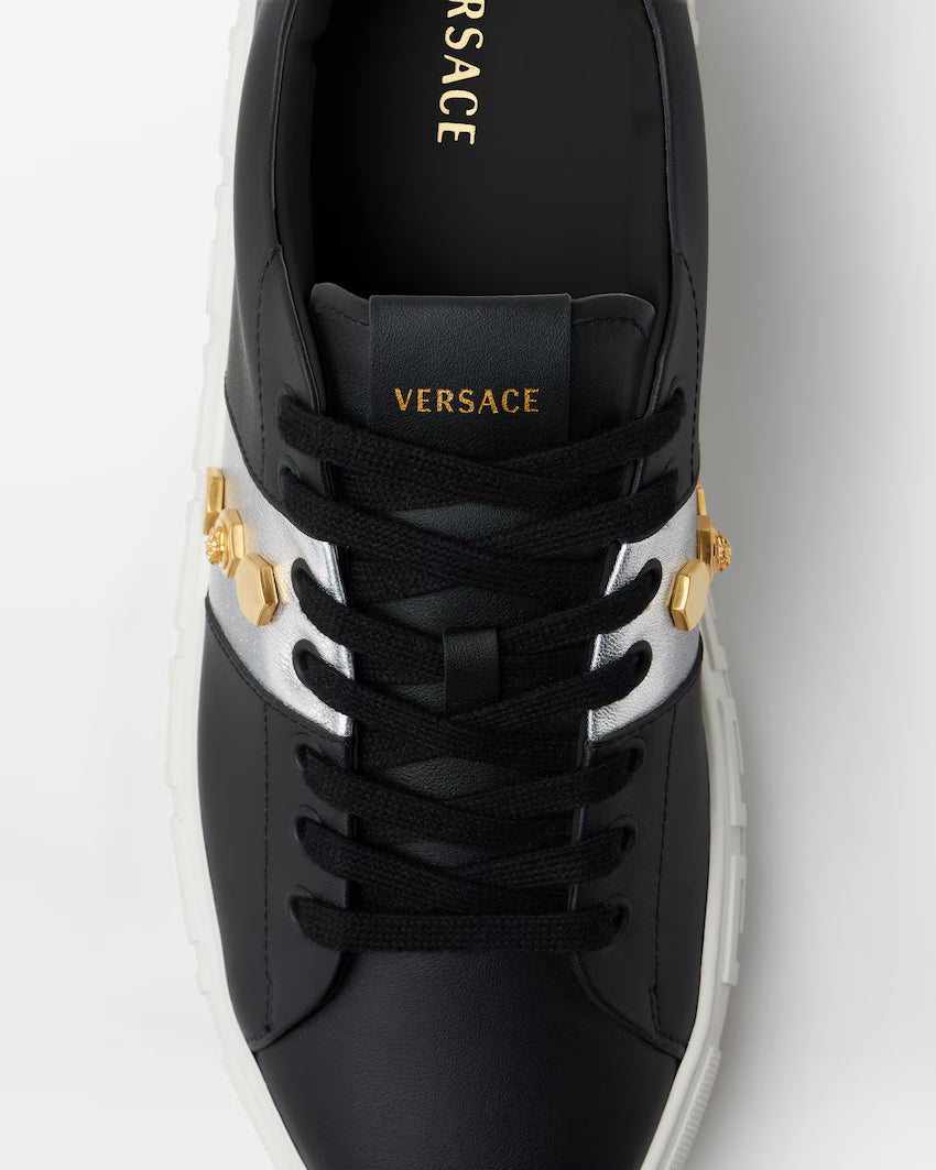 Greca Embellished Black