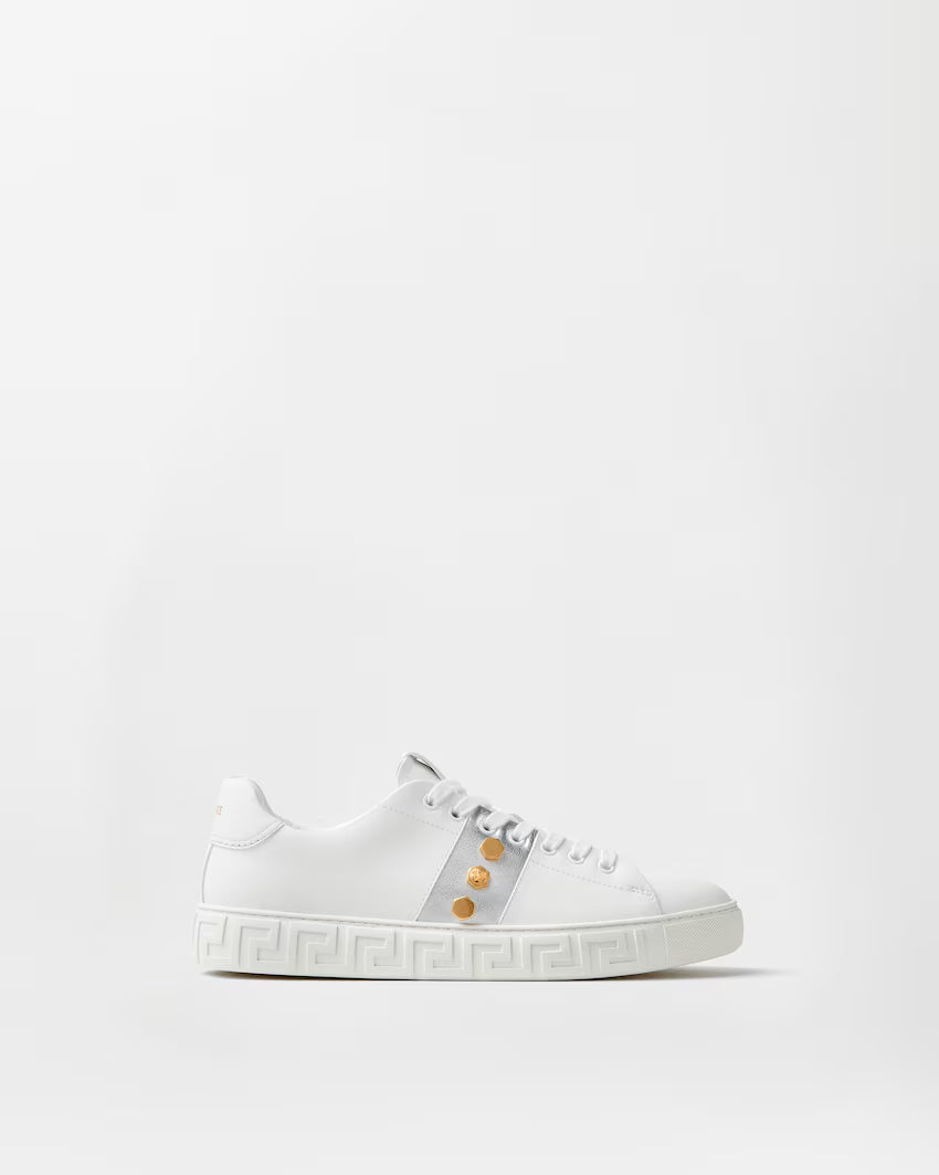 Greca Embellished White