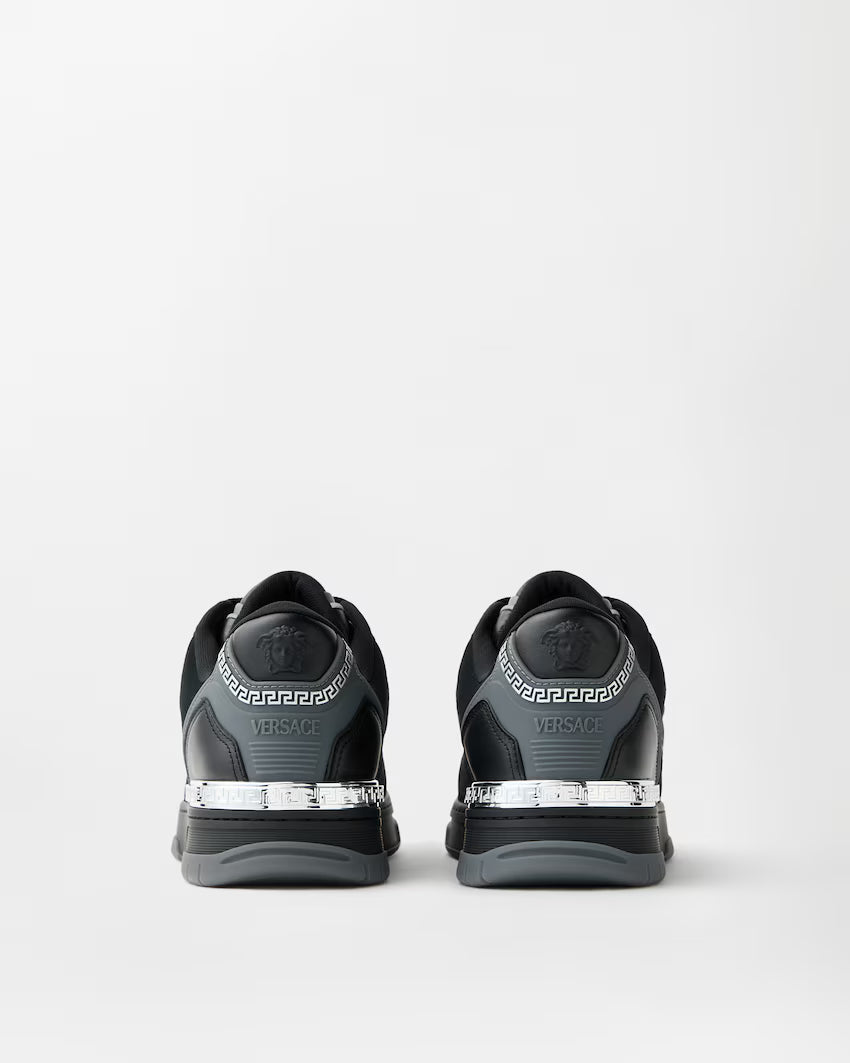 Biggie Basket Jacquard Leather Black