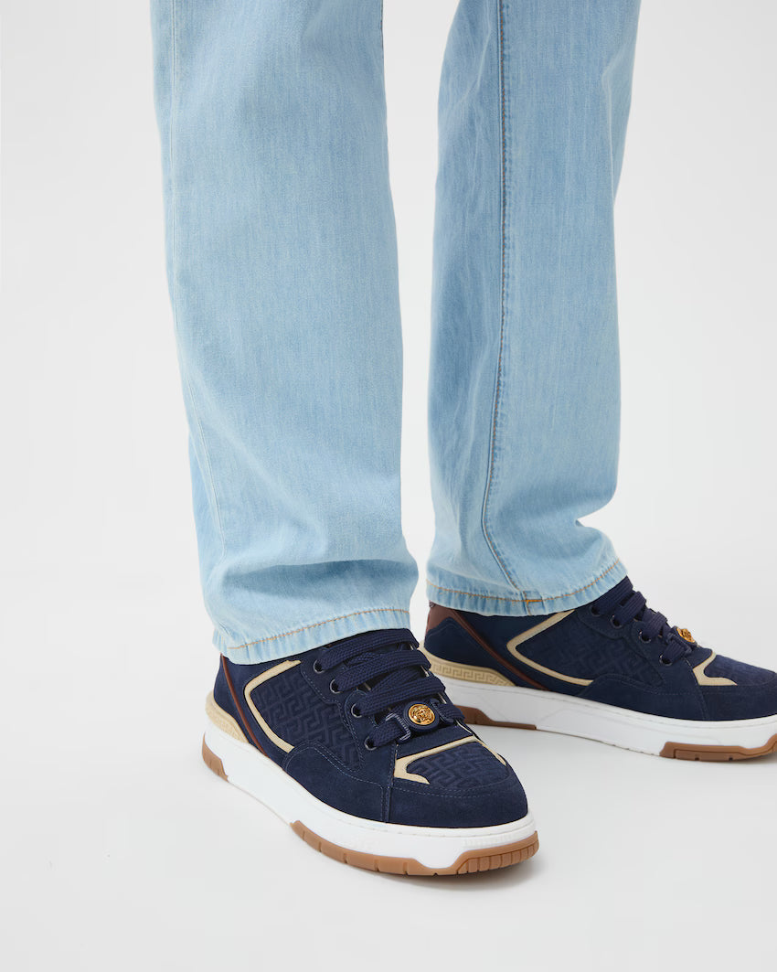 Biggie Basket Suede Blue