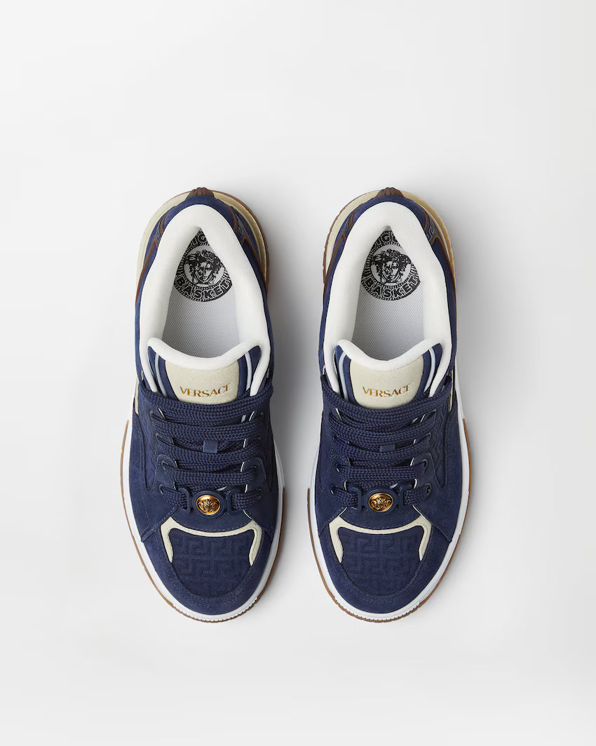Biggie Basket Suede Blue