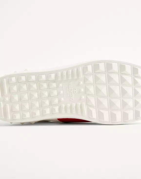 Open Sneaker In Veal White Red