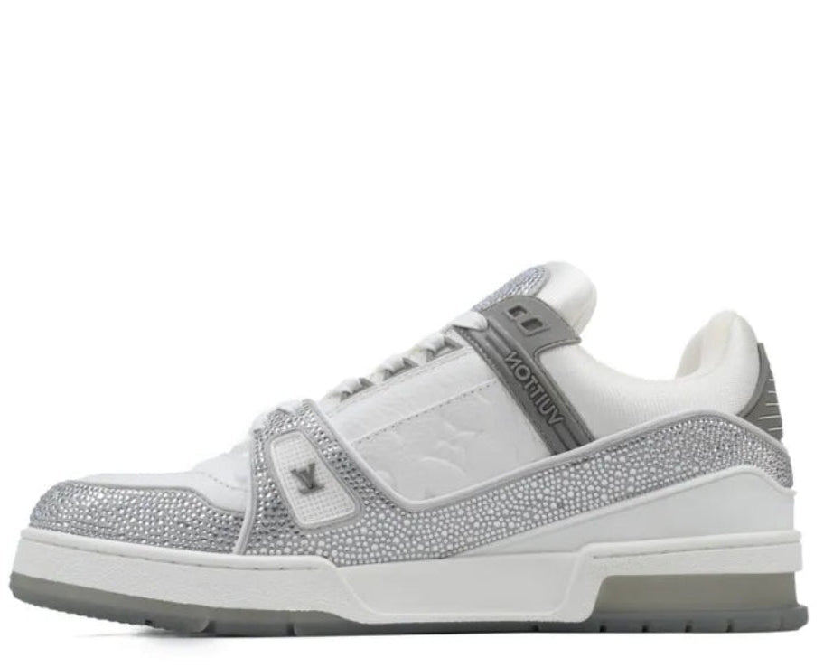 Grey White Swarovski
