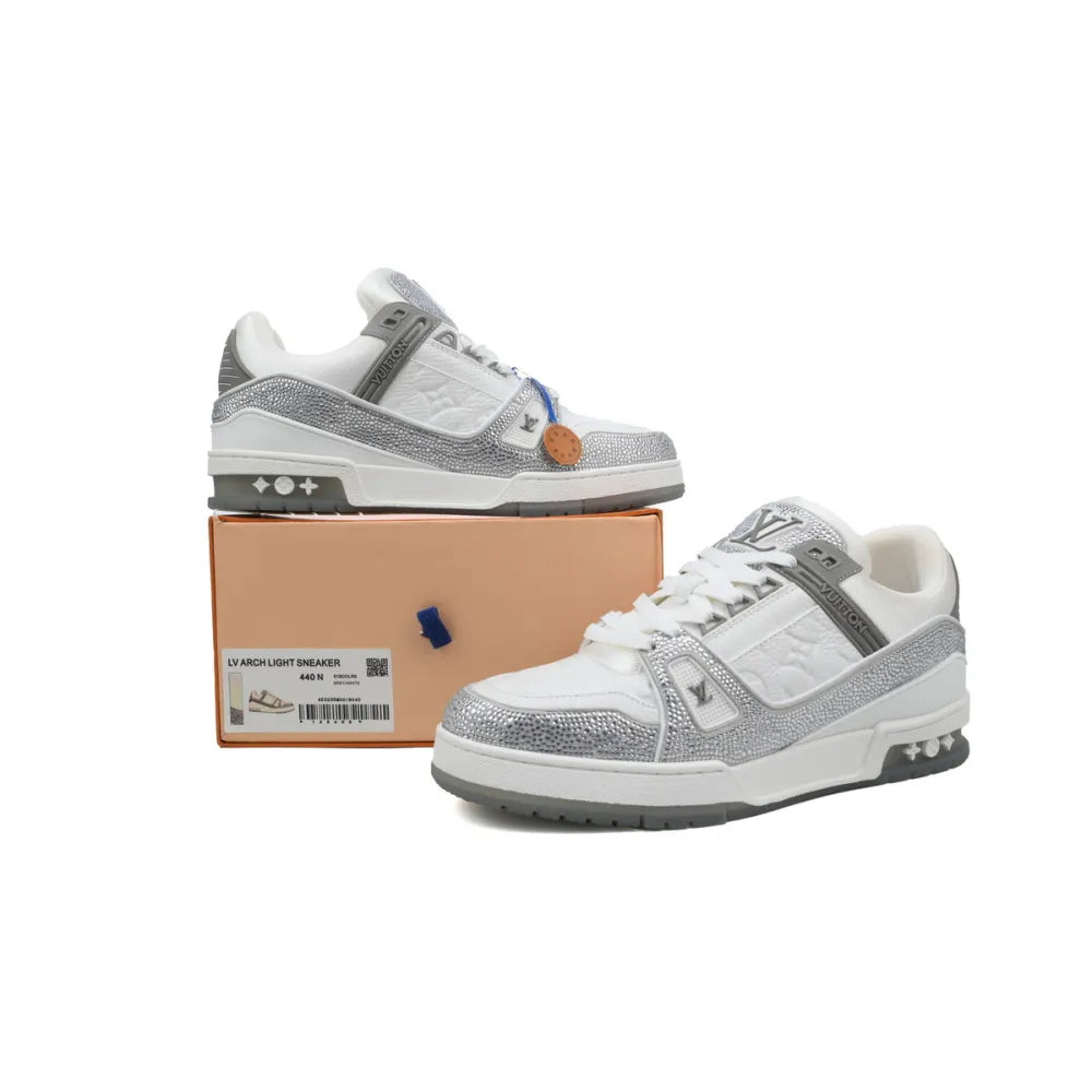 Grey White Swarovski