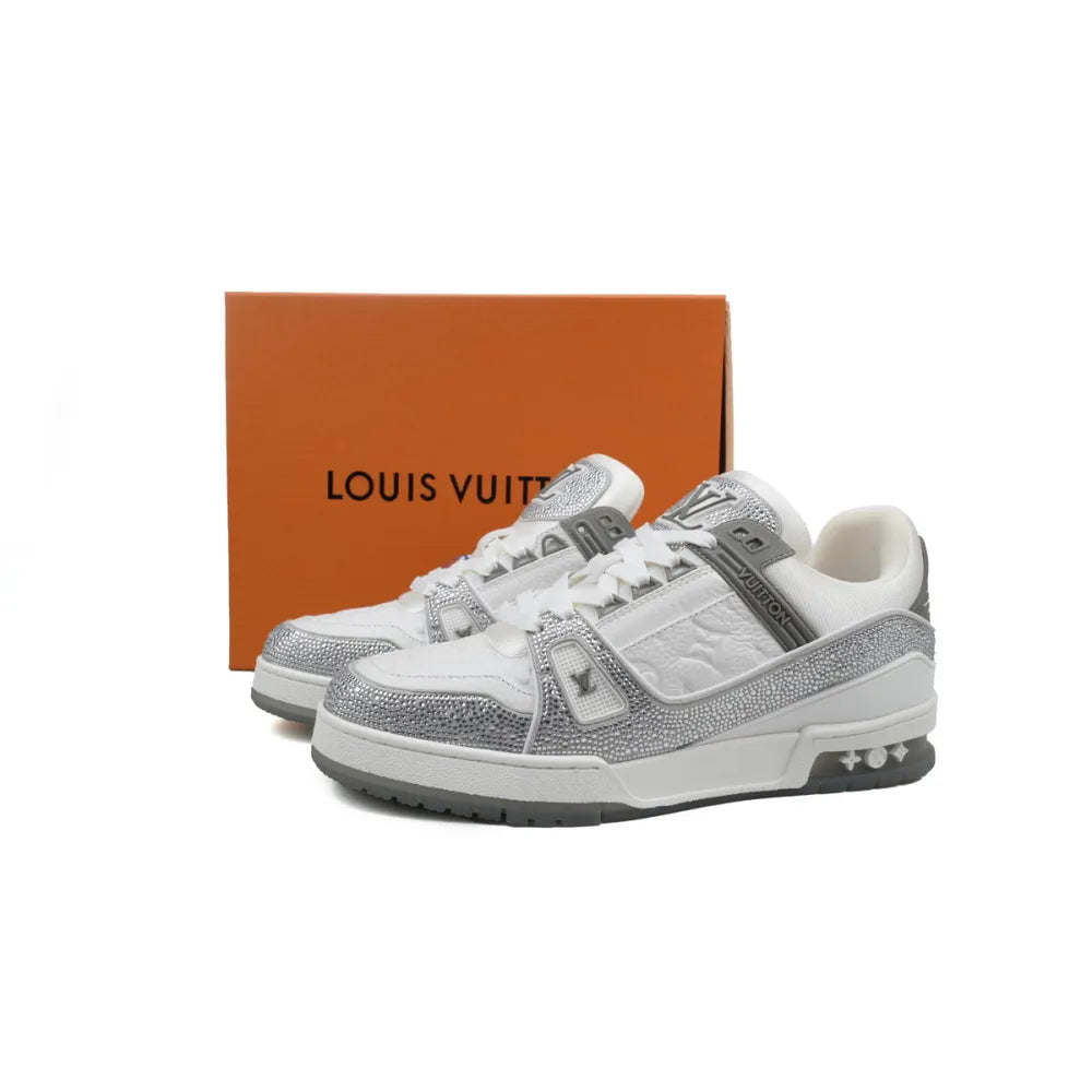 Grey White Swarovski