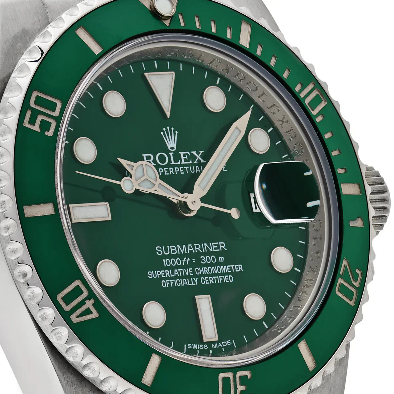 Submariner Date 116610LV 'Hulk' Steel Green Dial Oyster