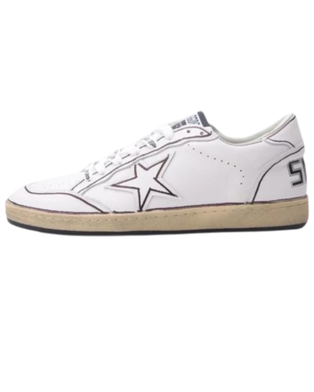 Star White with Brown Stripes