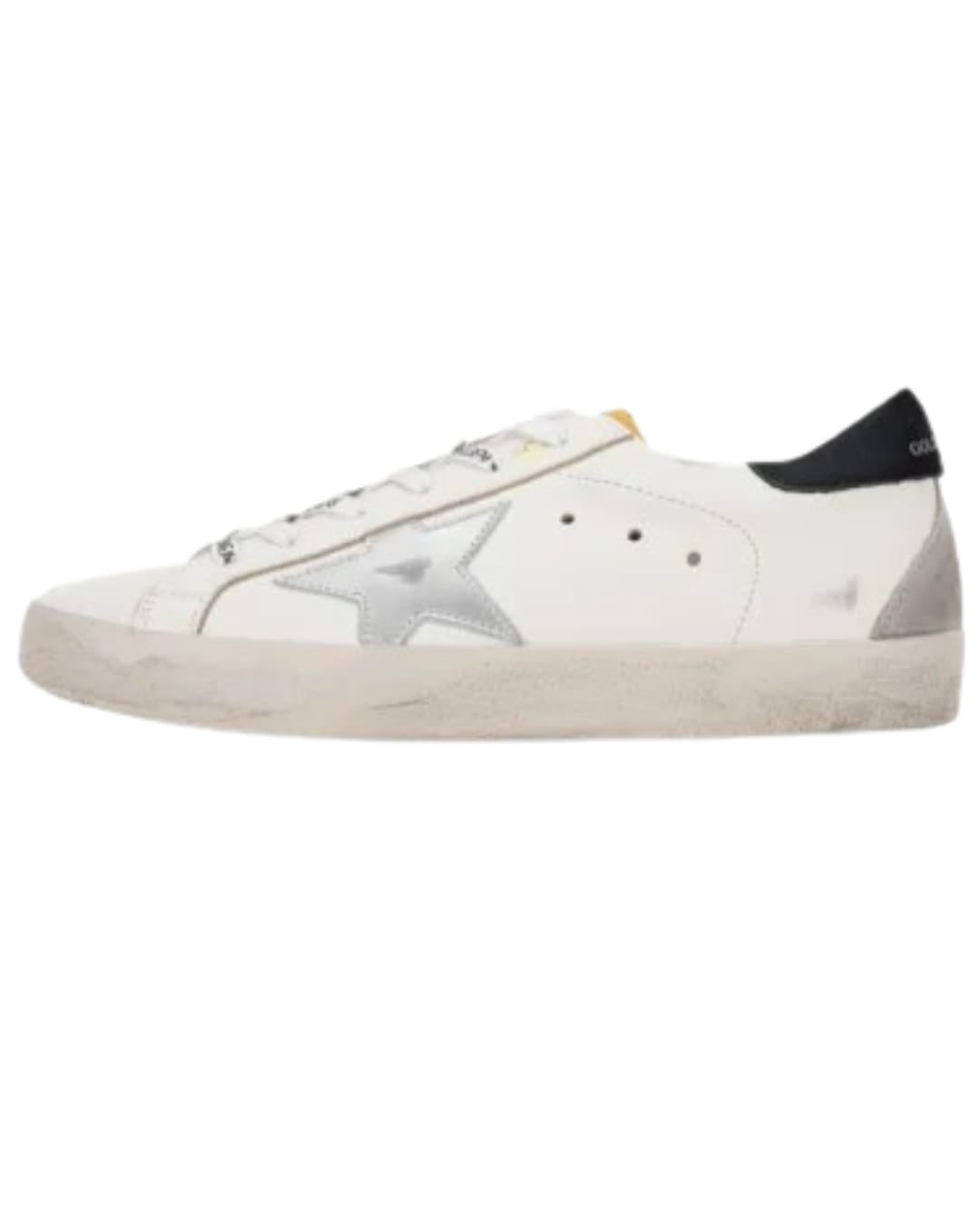 Star White with Metallic Silver and Black