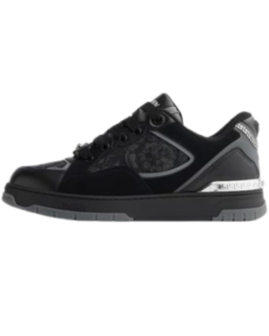 Biggie Basket Jacquard Leather Black