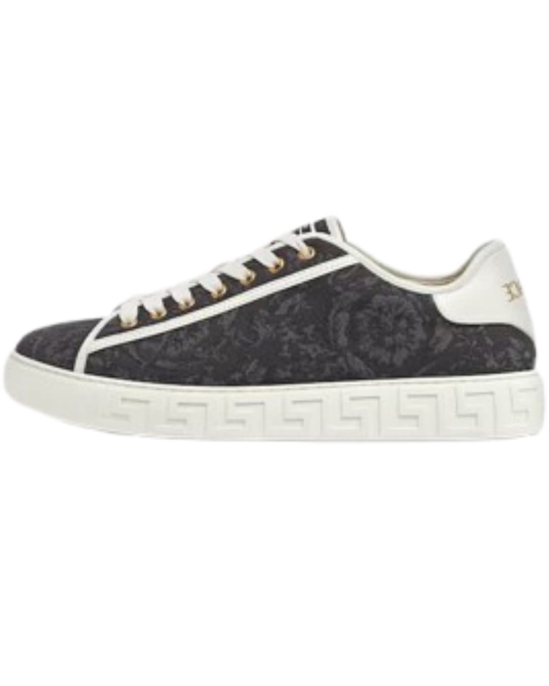 Greca Jacquard Canvas Black