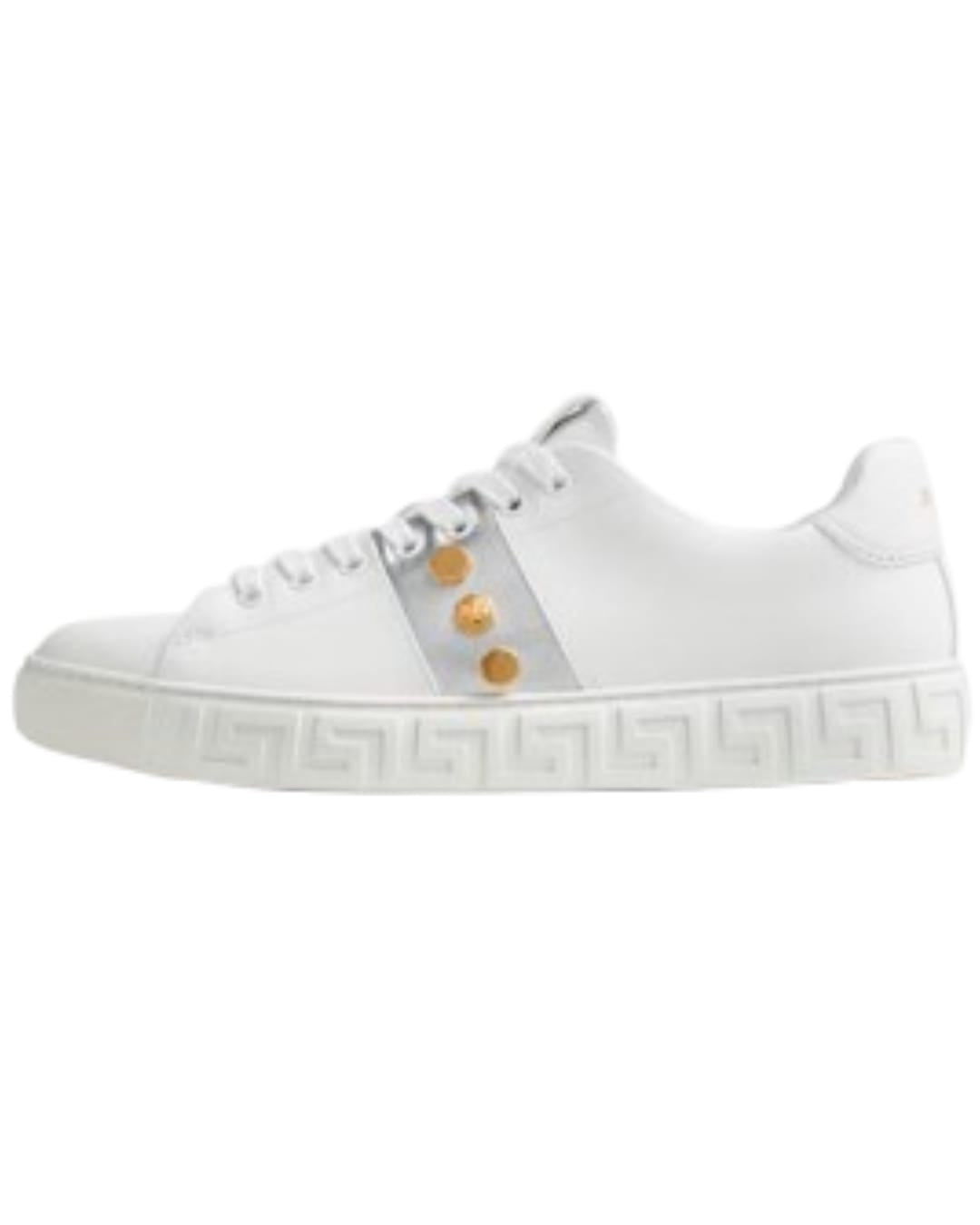 Greca Embellished White