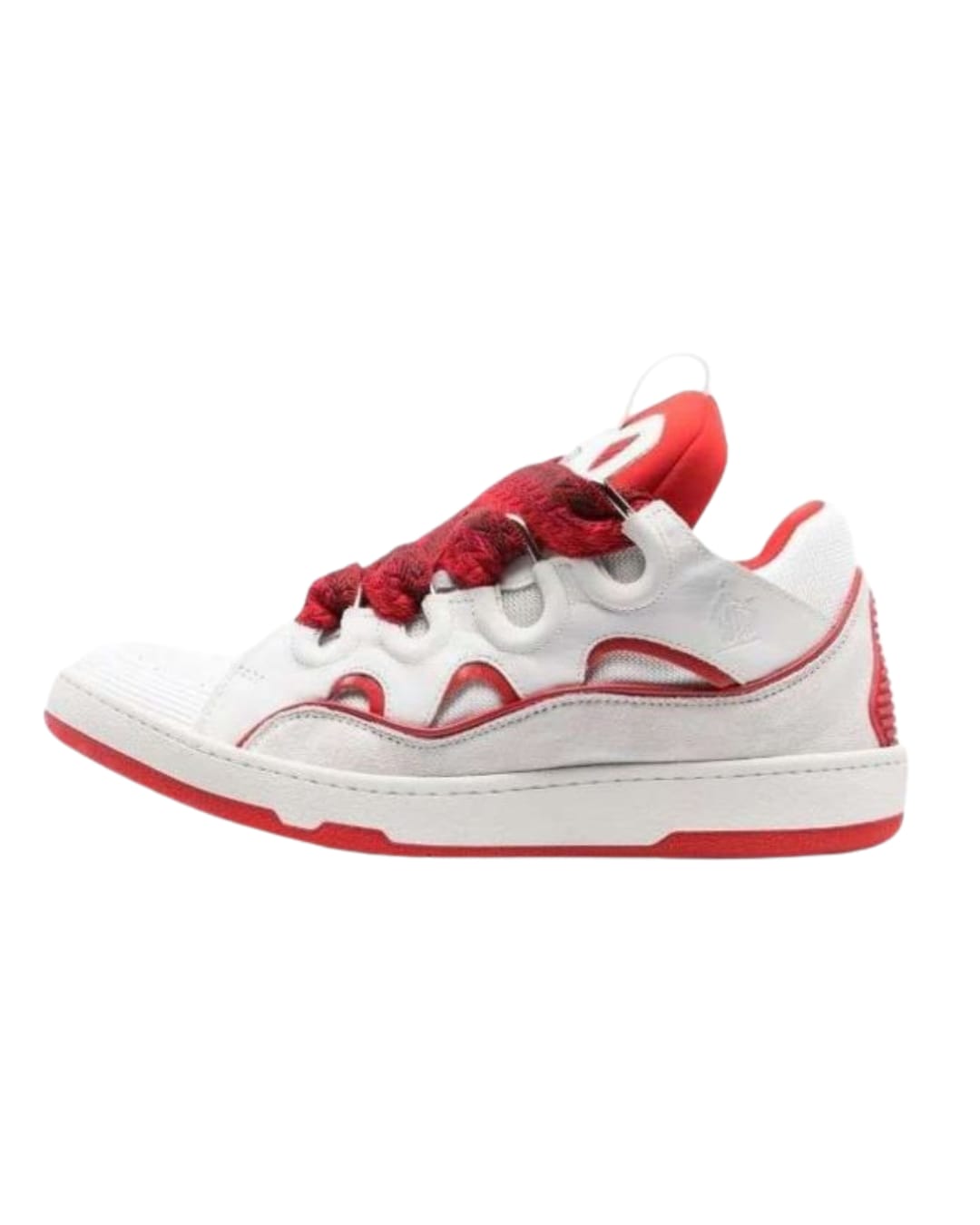 Curb White Red
