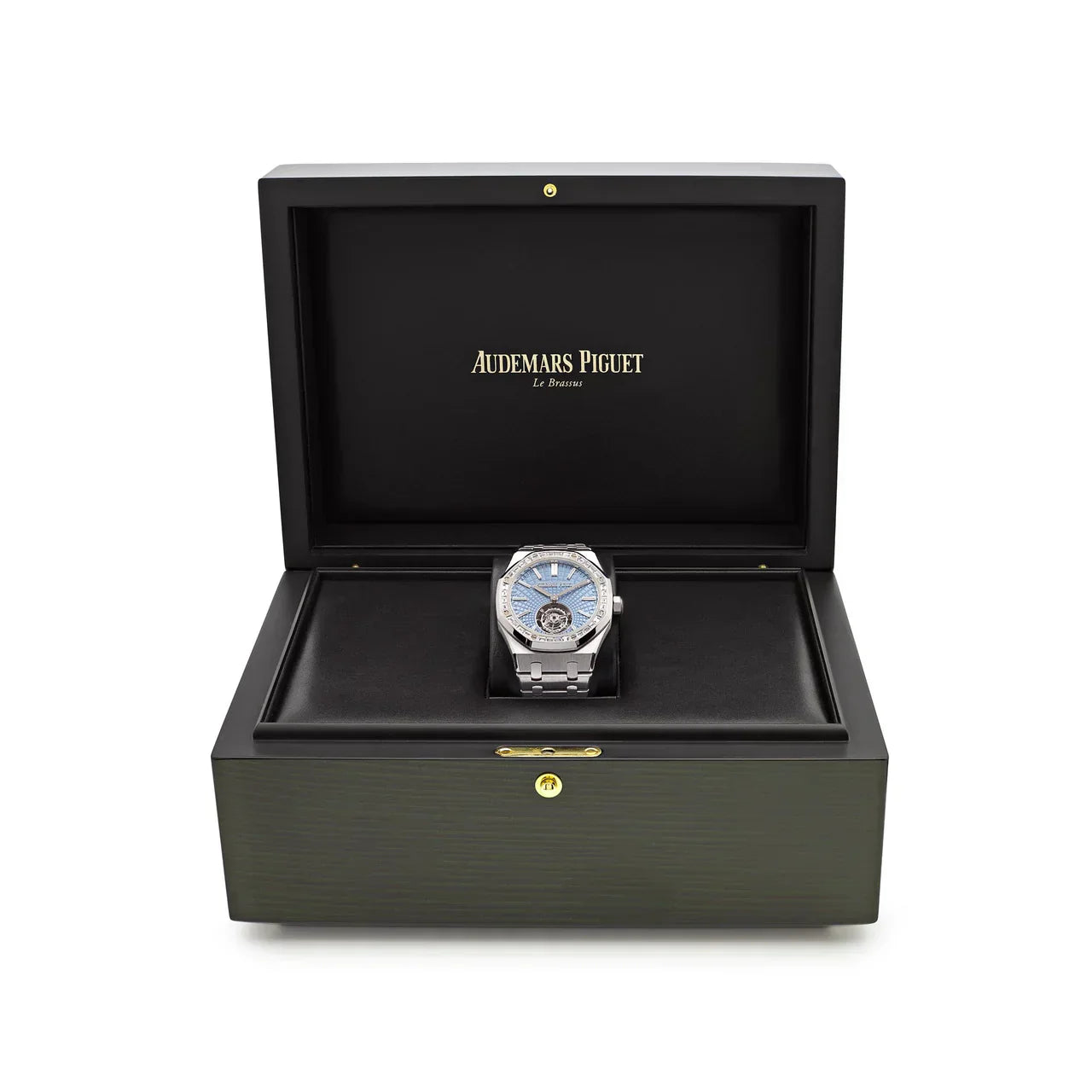Royal Oak 26535PT.ZZ.1220PT.01 Selfwinding Flying Tourbillon Platinum Light Blue Dial
