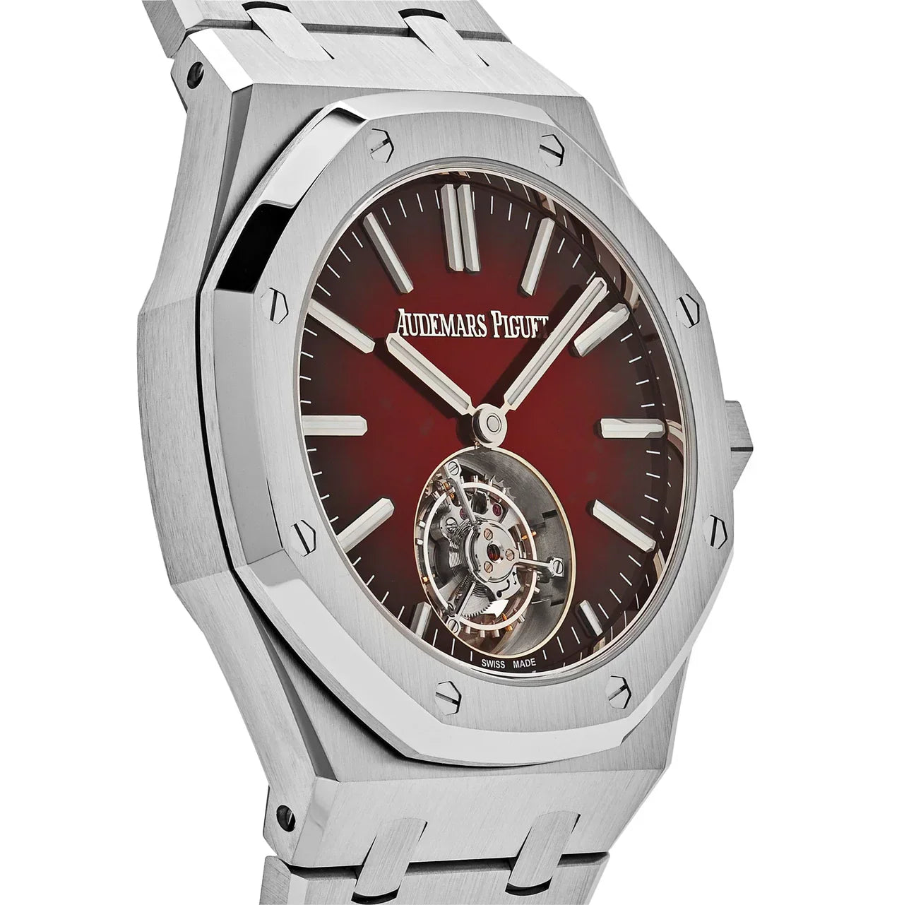 Royal Oak 26730ST.OO.1320ST.05 Selfwinding Flying Tourbillon Red Burgundy Steel