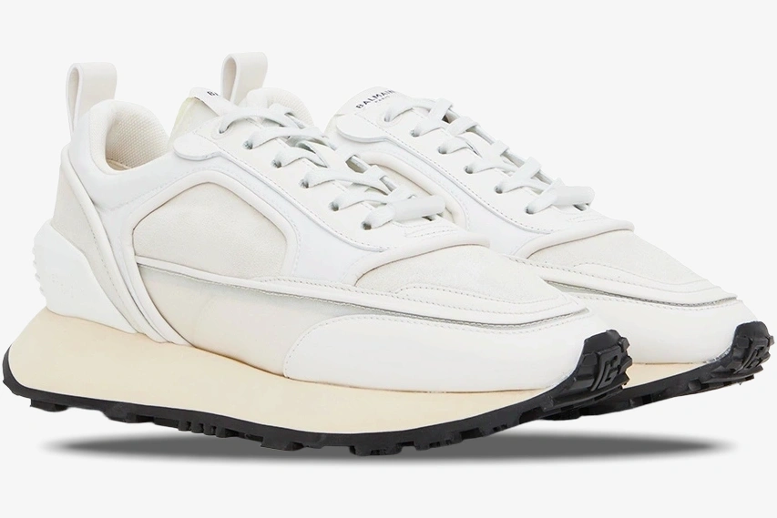 B-Court Racer White Cream Sneakers