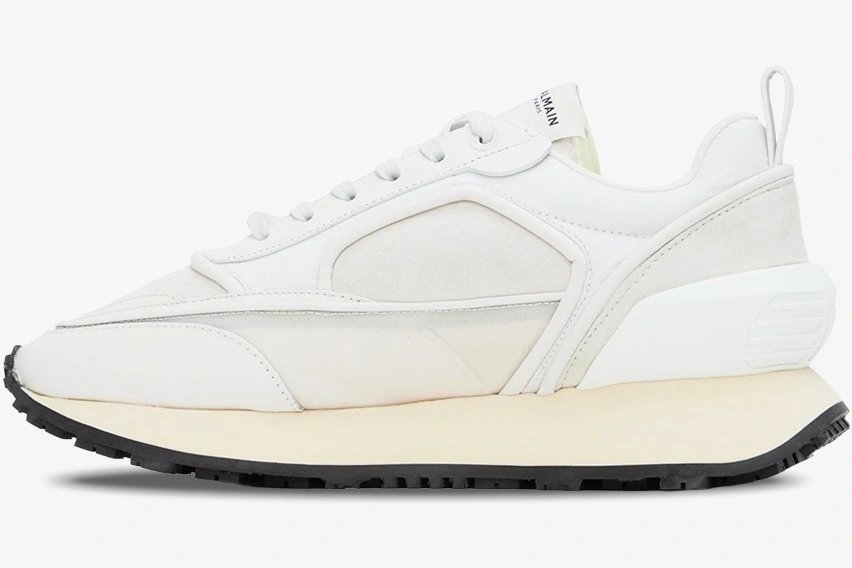 B-Court Racer White Cream Sneakers