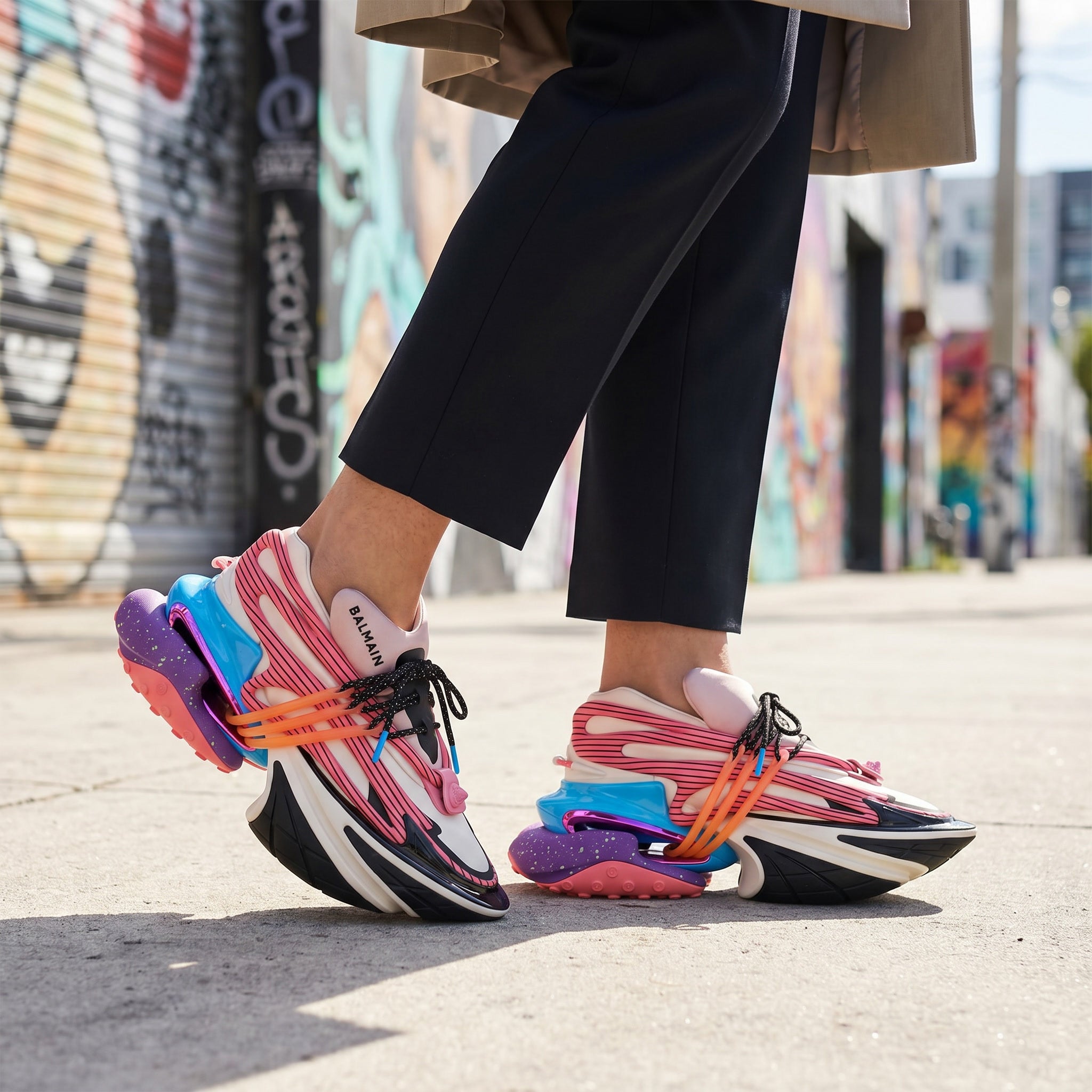 Unicorn Low Top Neoprene & Leather Multicolor