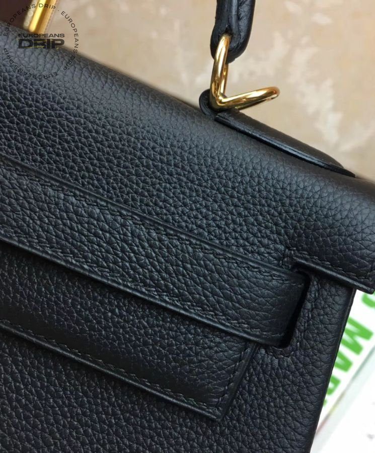 Kelly Bag Black 25 cm