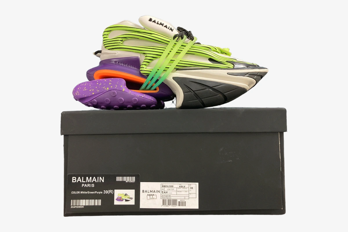 Unicorn Low Top Neoprene & Leather Purple Green