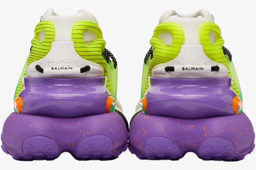 Unicorn Low Top Neoprene & Leather Purple Green