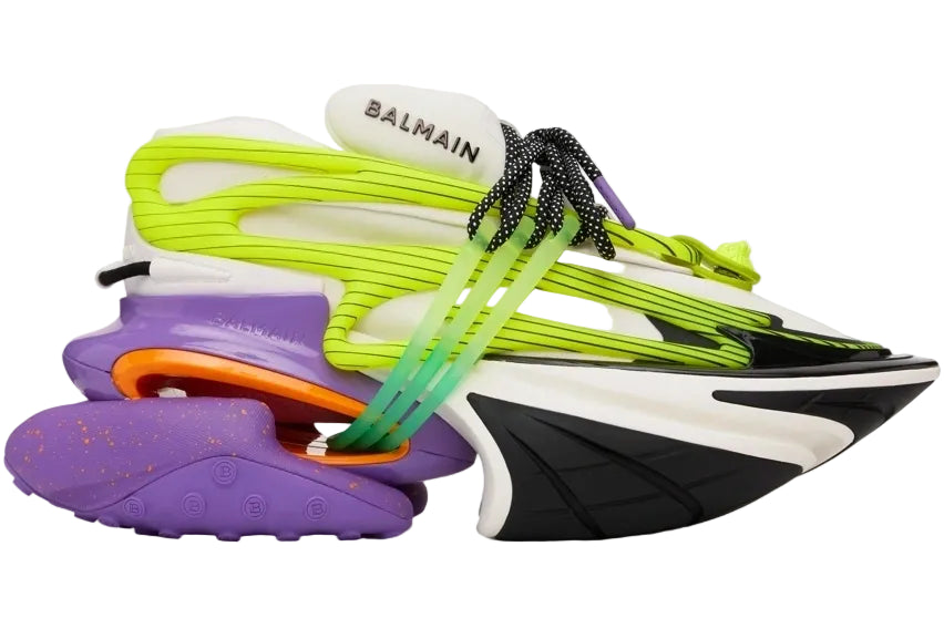 Unicorn Low Top Neoprene & Leather Purple Green