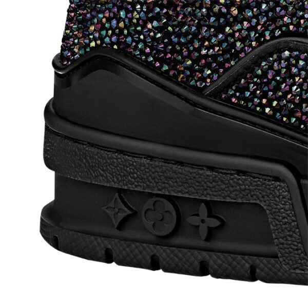 Black multicolor rhinestone