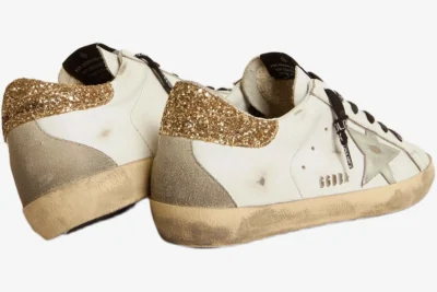 Star White Gold Silver Glitter