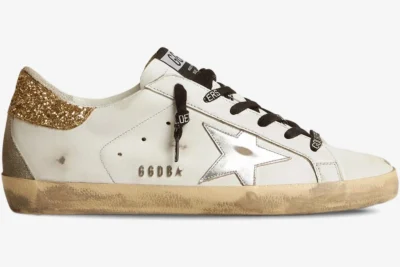 Star White Gold Silver Glitter