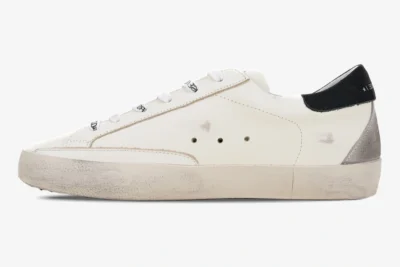 Star White with Metallic Silver and Black