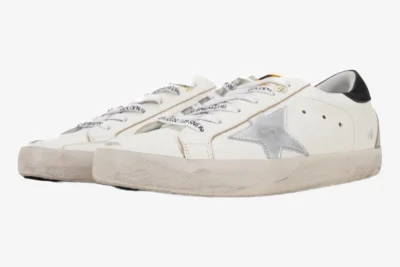 Star White with Metallic Silver and Black