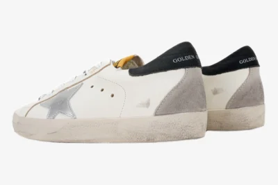 Star White with Metallic Silver and Black