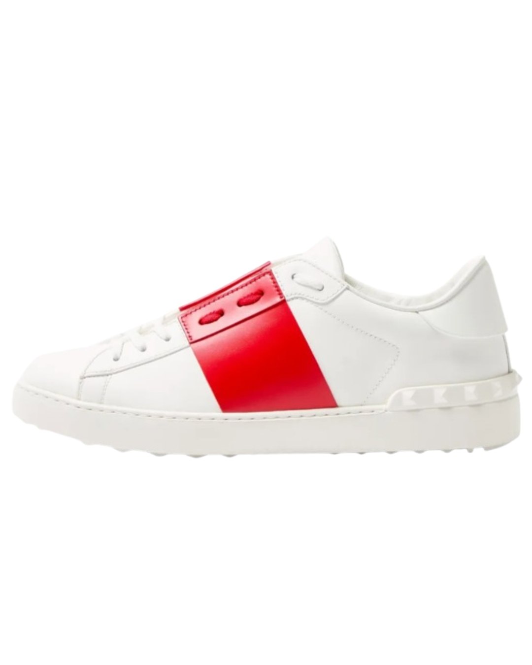 Open Sneaker In Veal White Red