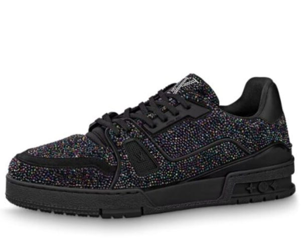 Black multicolor rhinestone