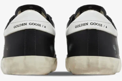 Star ‘Black White’ Distressed Leather