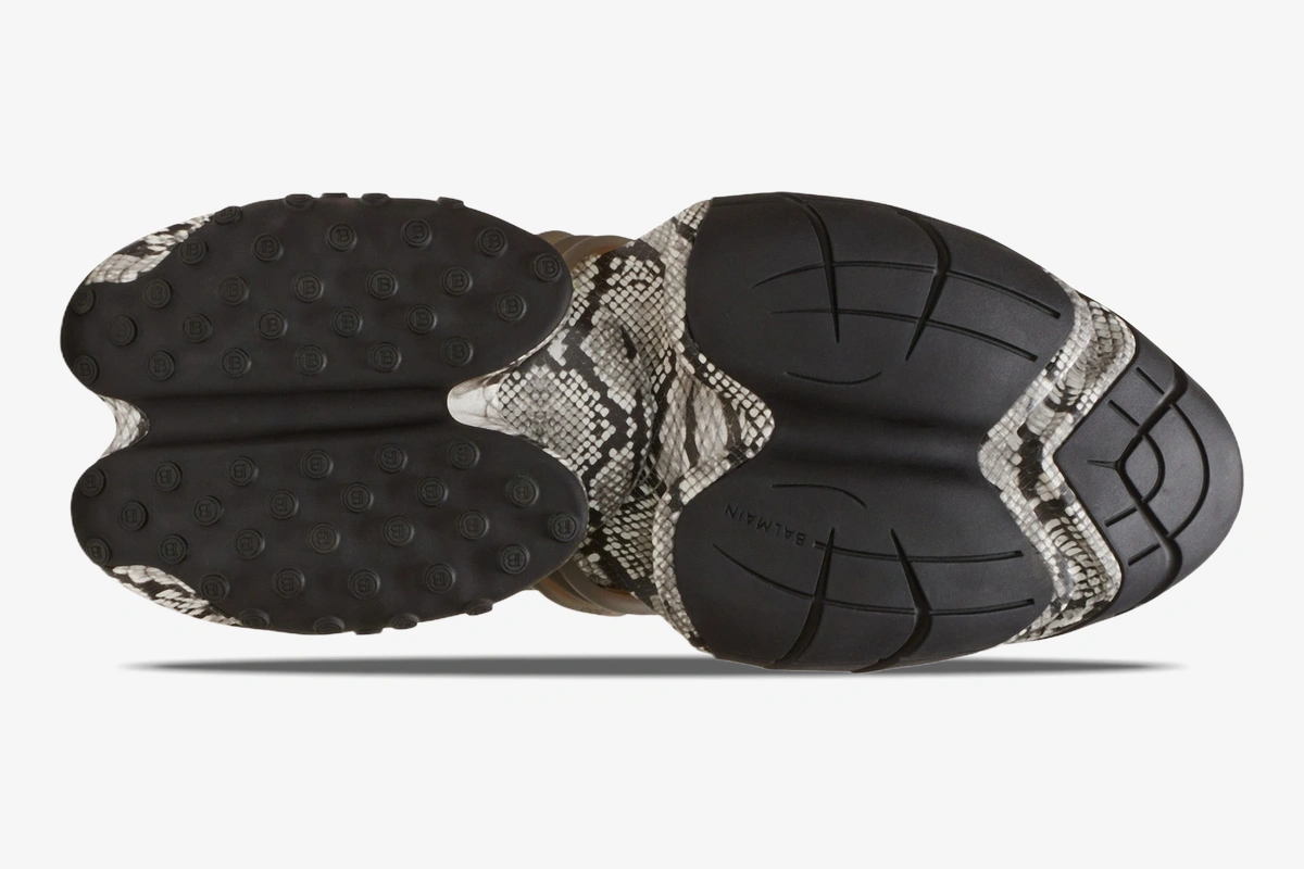 Unicorn Low Top Neoprene & Leather Grey Snake