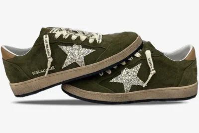 Star Distressed Suede