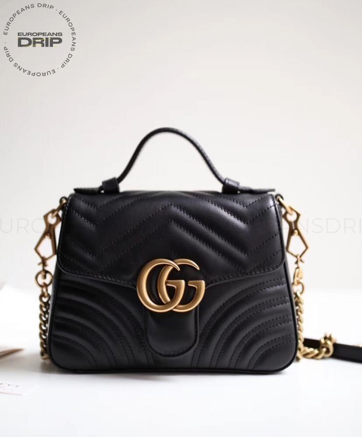 GG Marmont Black 26 cm